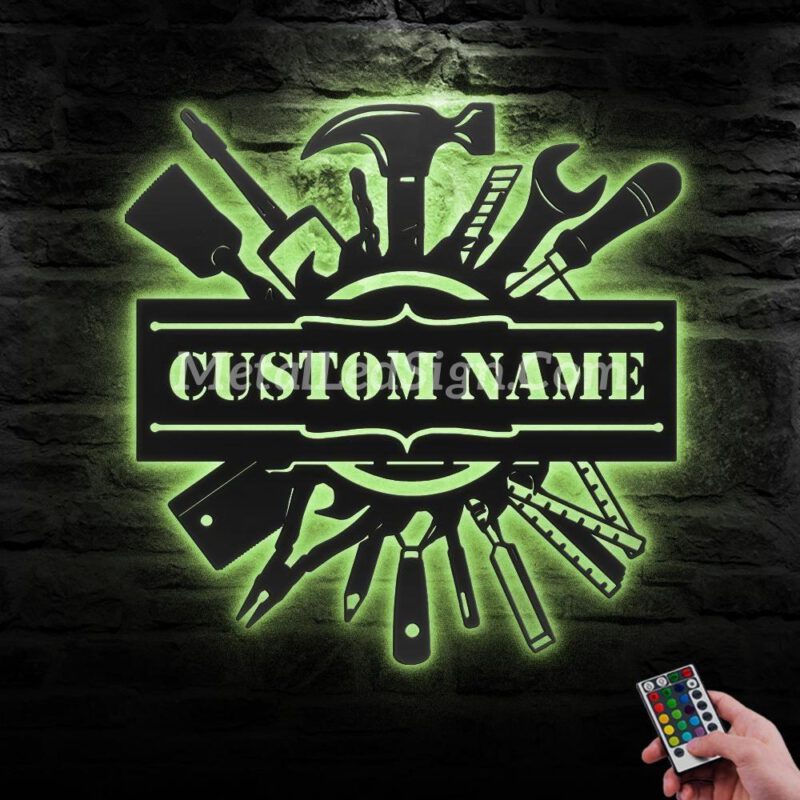 Custom-Tools-Repair-Metal-Wall-Art-Led-Light-2