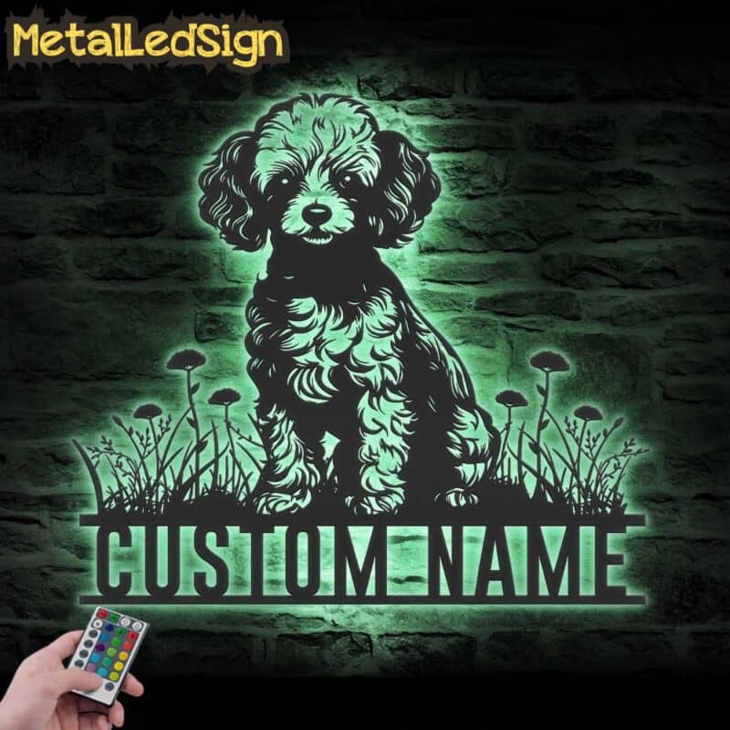 Custom-Toy-Poodle-Metal-Wall-Art-LED-Light-7.jpg