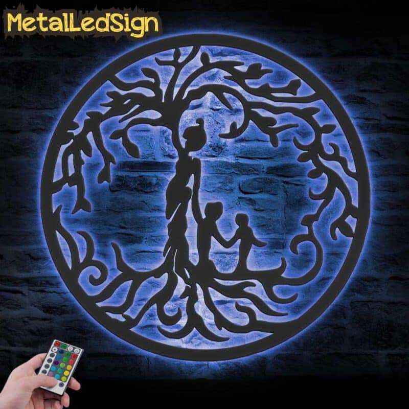 Custom-Tree-Of-Life-Mother-With-Child-Metal-Wall-Art-with-LED-Light-3-1.jpg