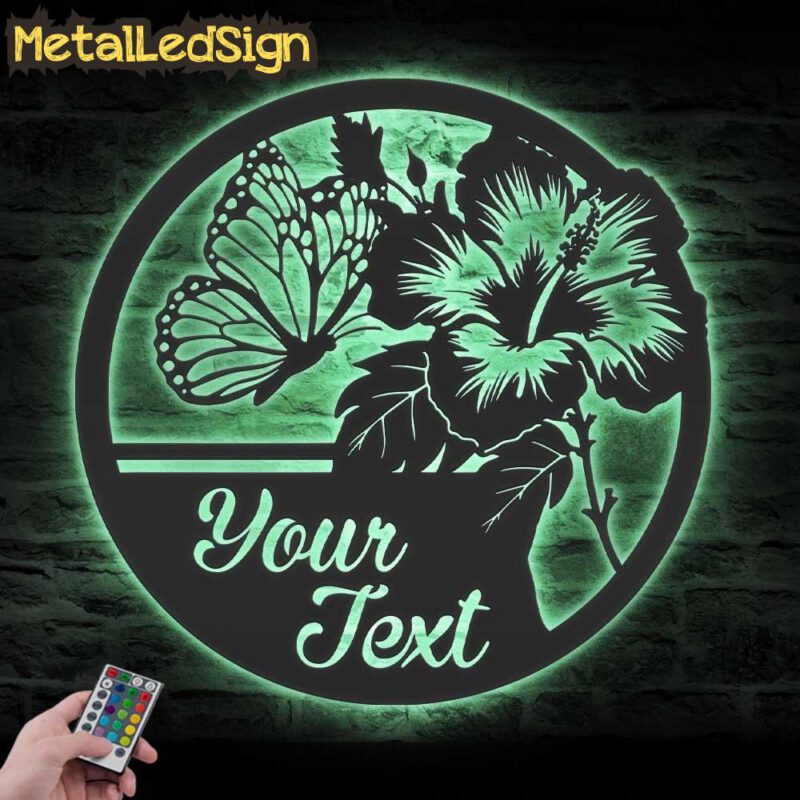 Custom-Tropical-Hibiscus-Metal-Wall-Art-LED-Light-7.jpg