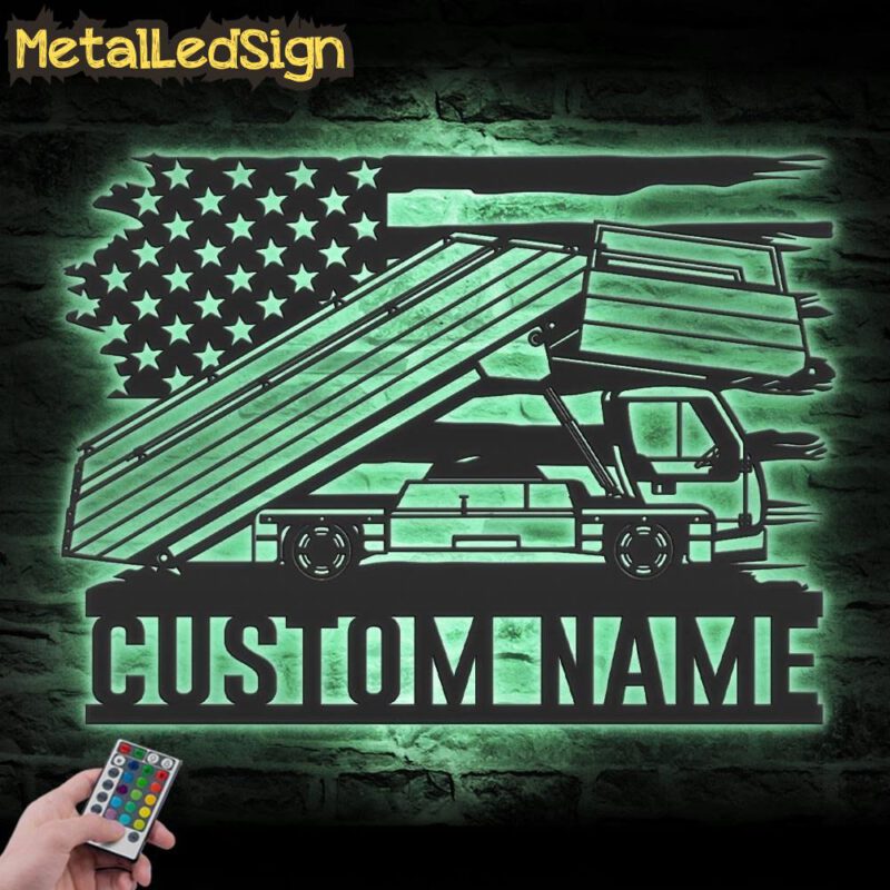 Custom-US-Airport-Passenger-Steps-Car-Driver-Metal-Wall-Art-LED-Light-7.jpg