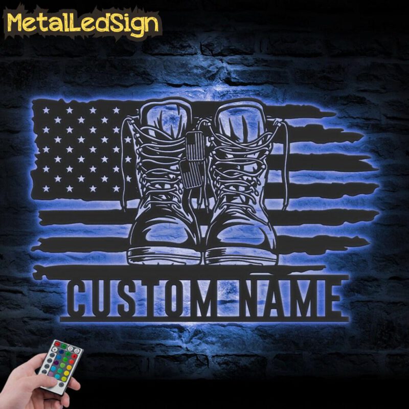 Custom-US-Army-Soldier-Boots-Combat-Metal-Wall-Art-LED-Light-3.jpg