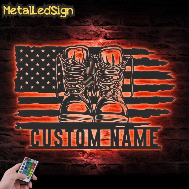 Custom-US-Army-Soldier-Boots-Combat-Metal-Wall-Art-LED-Light-5.jpg