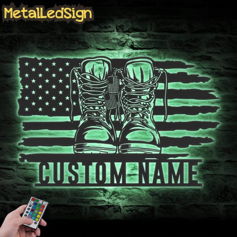 Custom-US-Army-Soldier-Boots-Combat-Metal-Wall-Art-LED-Light-7.jpg