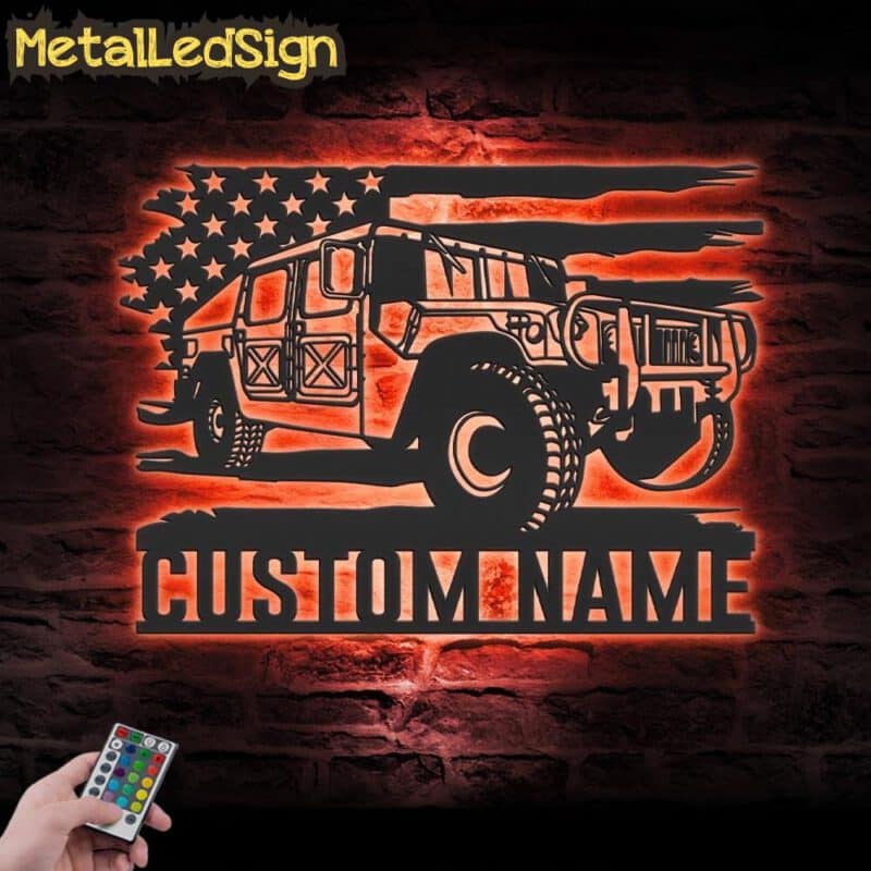 Custom-US-Army-Transport-Metal-Wall-Art-LED-Light-5.jpg