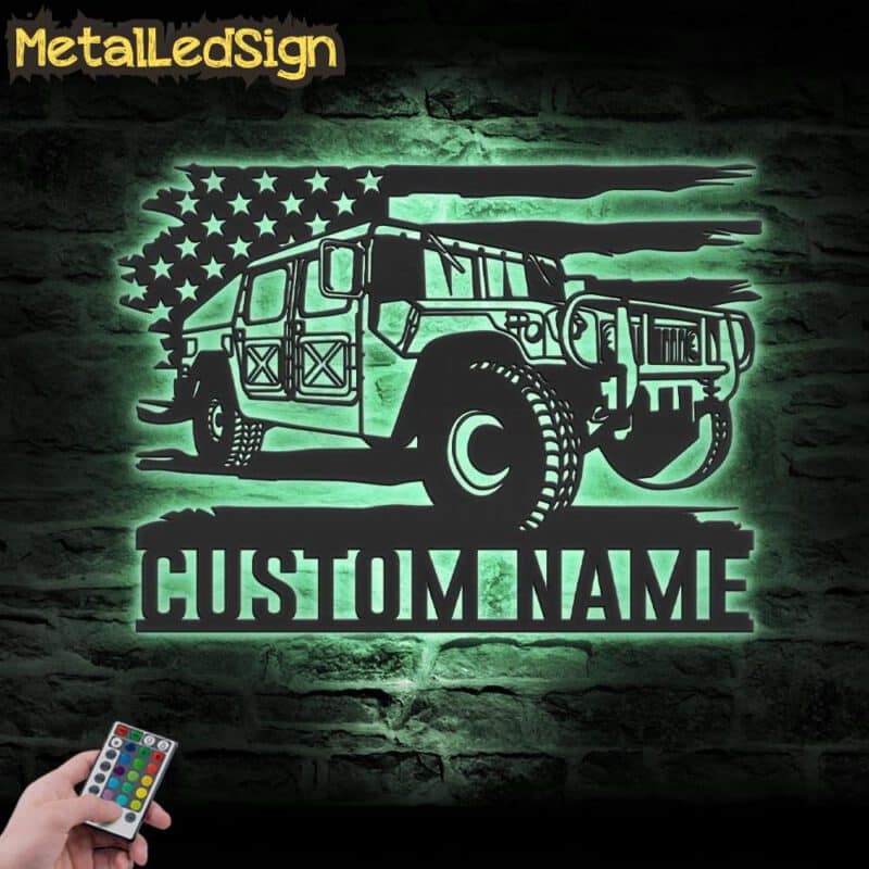 Custom-US-Army-Transport-Metal-Wall-Art-LED-Light-7.jpg