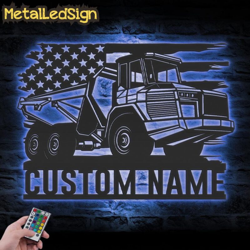 Custom-US-Articulated-Drump-Truck-Driver-Metal-Wall-Art-LED-Light-3.jpg