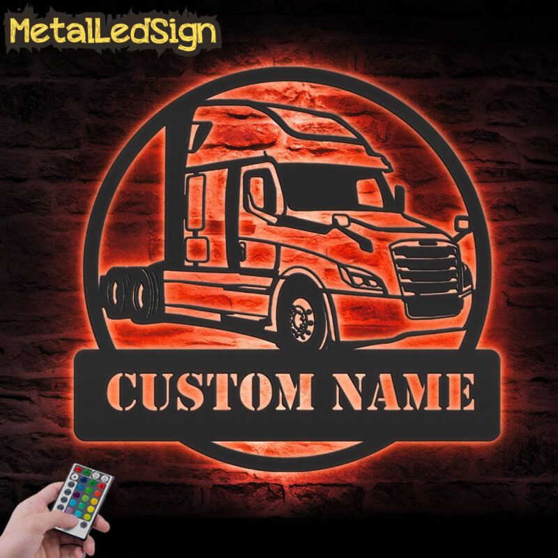 Custom-US-Cascadia-Truck-Driver-Metal-Wall-Art-LED-Light-5.jpg