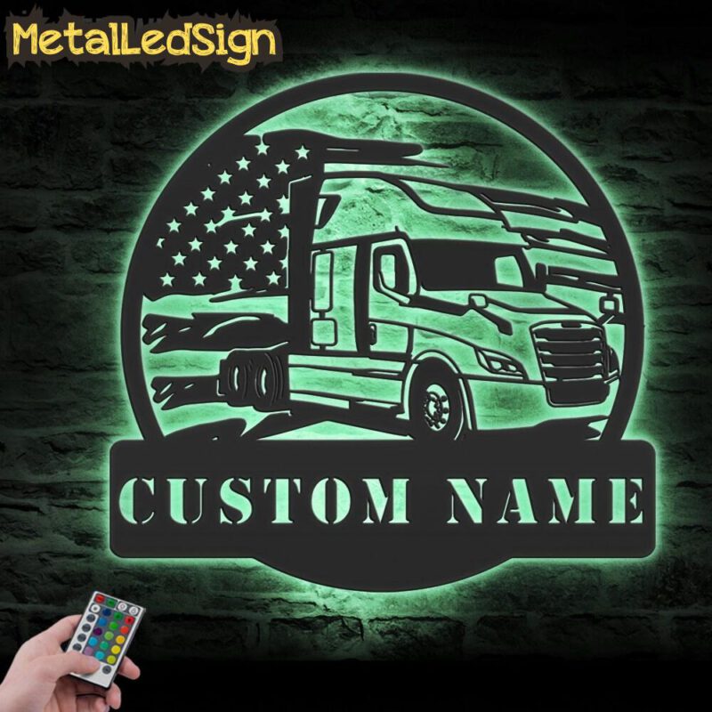 Custom-US-Cascadia-Truck-Driver-Metal-Wall-Art-LED-Light-7-1.jpg