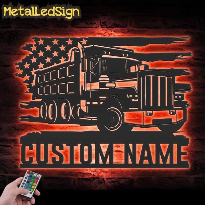 Custom-US-Drump-Truck-Driver-Metal-Wall-Art-LED-Light-5.jpg