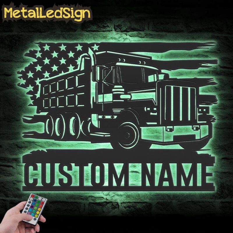 Custom-US-Drump-Truck-Driver-Metal-Wall-Art-LED-Light-7.jpg