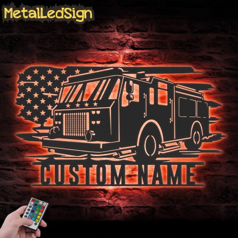 Custom-US-Engine-Fire-Truck-Driver-Metal-Wall-Art-LED-Light-5.jpg