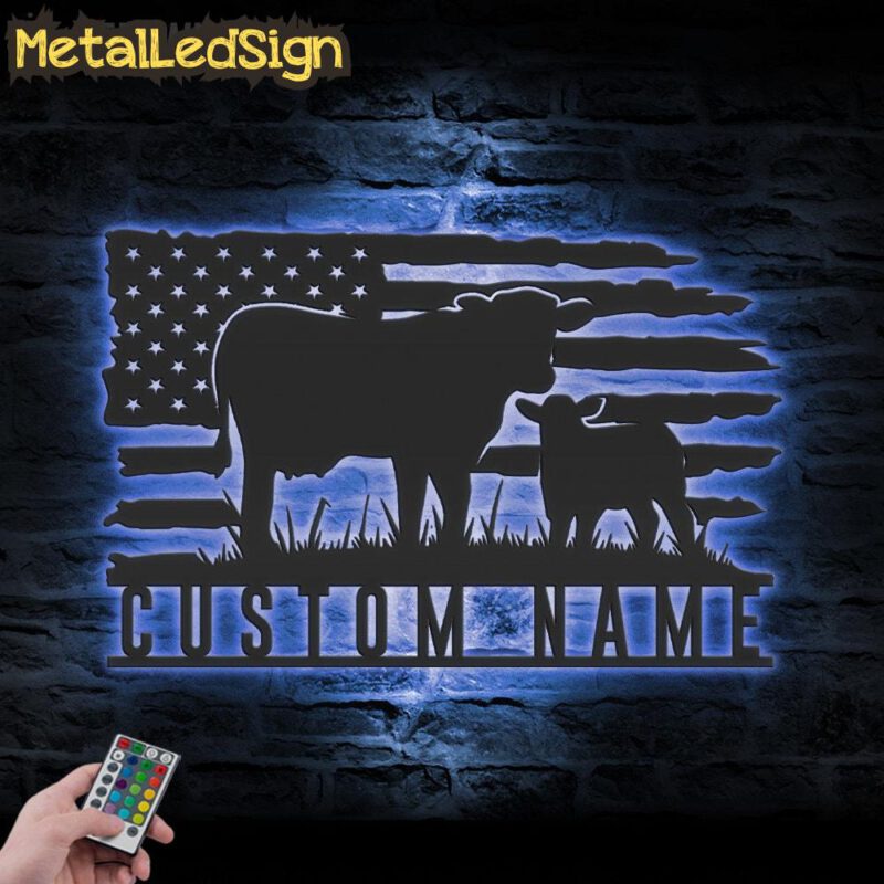 Custom-US-Flag-Cow-Farmhouse-Metal-Wall-Art-LED-Light-3-1.jpg