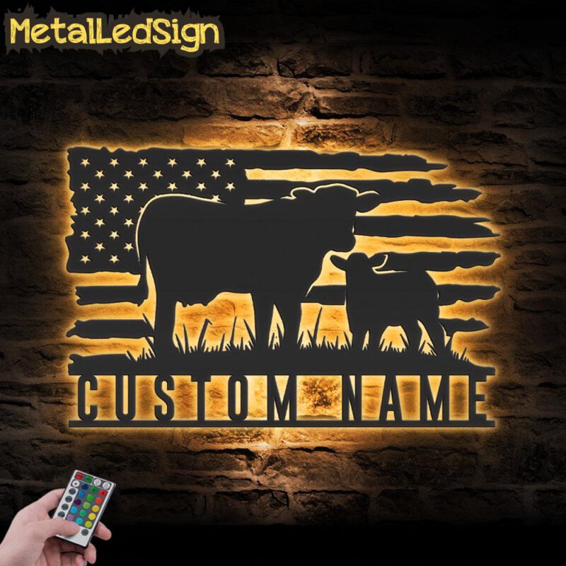 Custom-US-Flag-Cow-Farmhouse-Metal-Wall-Art-LED-Light-Images-1.jpg