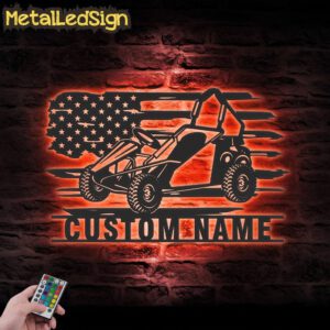 Custom-US-Flag-Go-Kart-Racing-Metal-Wall-Art-LED-Lights-3-1.jpg