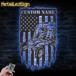 Custom-US-Flag-Go-Kart-Racing-Metal-Wall-Art-LED-Lights-3-2.jpg