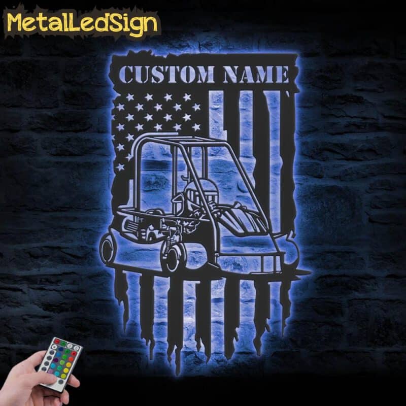 Custom-US-Flag-Go-Kart-Racing-Metal-Wall-Art-LED-Lights-3.jpg