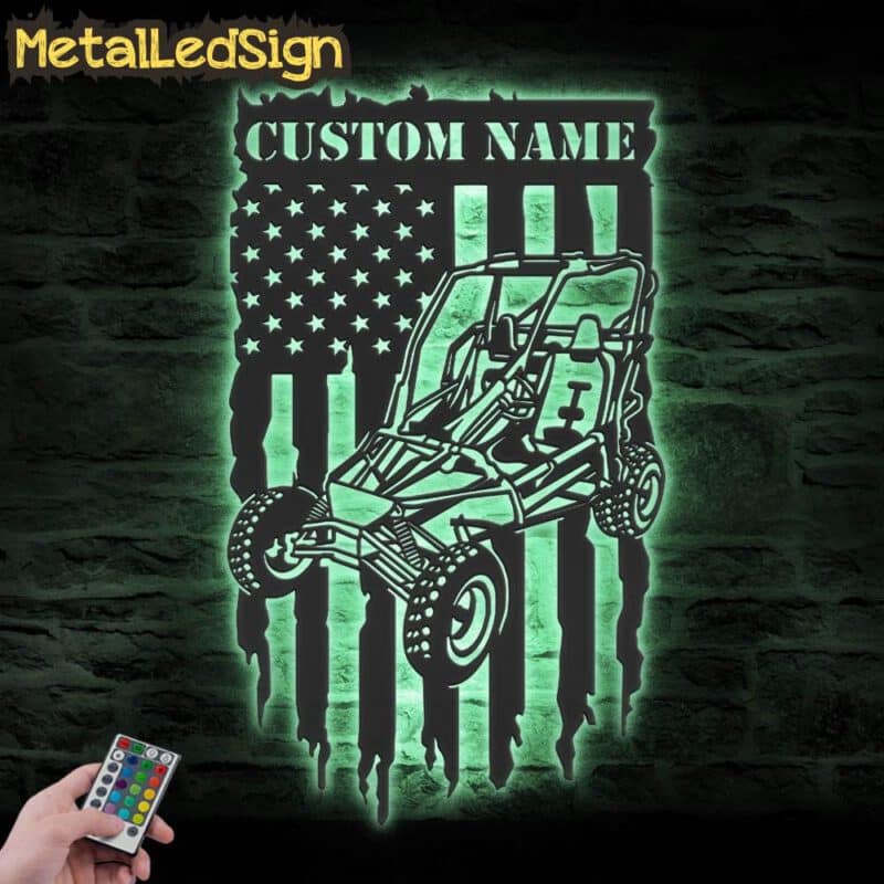 Custom-US-Flag-Go-Kart-Racing-Metal-Wall-Art-LED-Lights-7-2.jpg