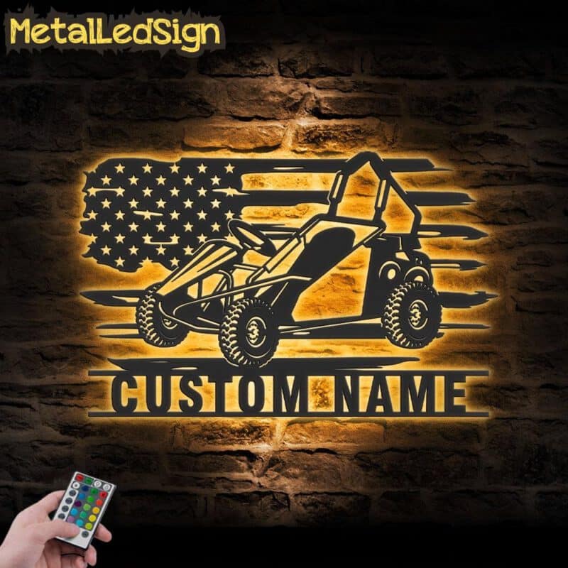 Custom-US-Flag-Go-Kart-Racing-Metal-Wall-Art-LED-Lights-Images-1.jpg