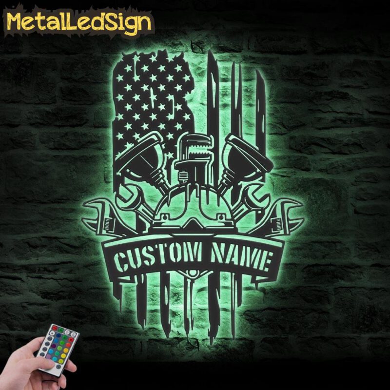 Custom-US-Flag-Plumbing-Tool-Metal-Wall-Art-LED-Light-7.jpg