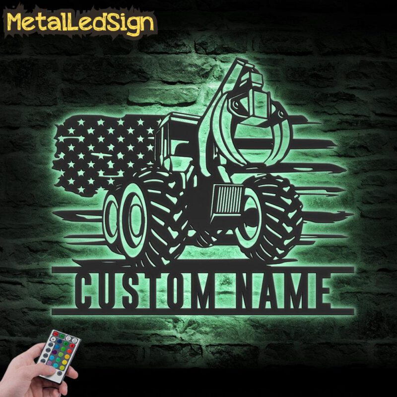 Custom-US-Grapple-Skidder-Driver-Metal-Wall-Art-LED-Light-7.jpg