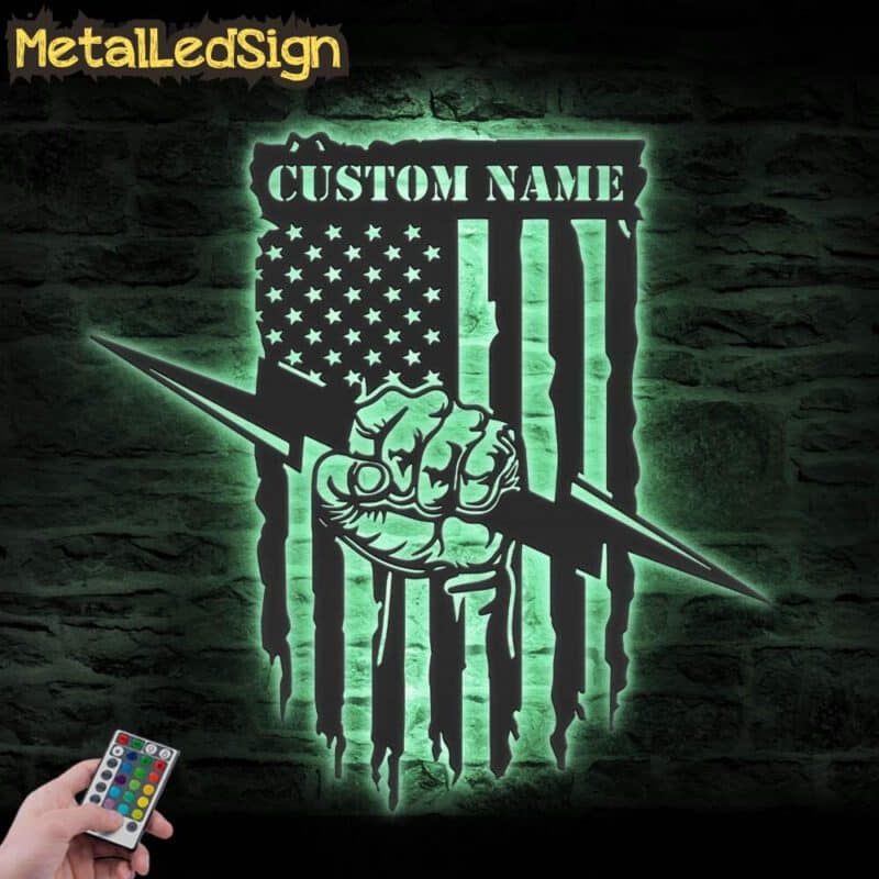 Custom-US-Lineman-Electrician-Metal-Wall-Art-LED-Light-7.jpg