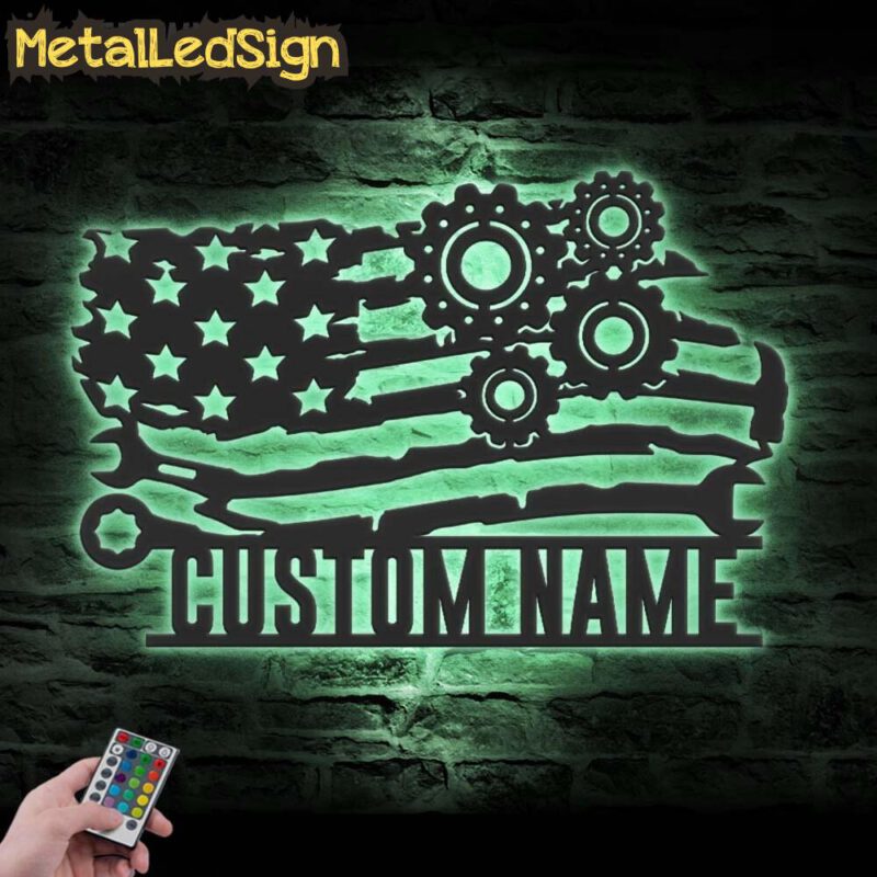 Custom-US-Mechanic-Tools-Metal-Wall-Art-LED-Light-7.jpg