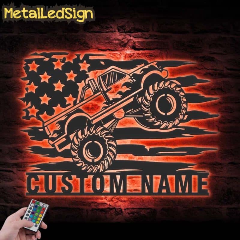 Custom-US-Monster-Truck-Driver-Metal-Wall-Art-LED-Light-5-2.jpg