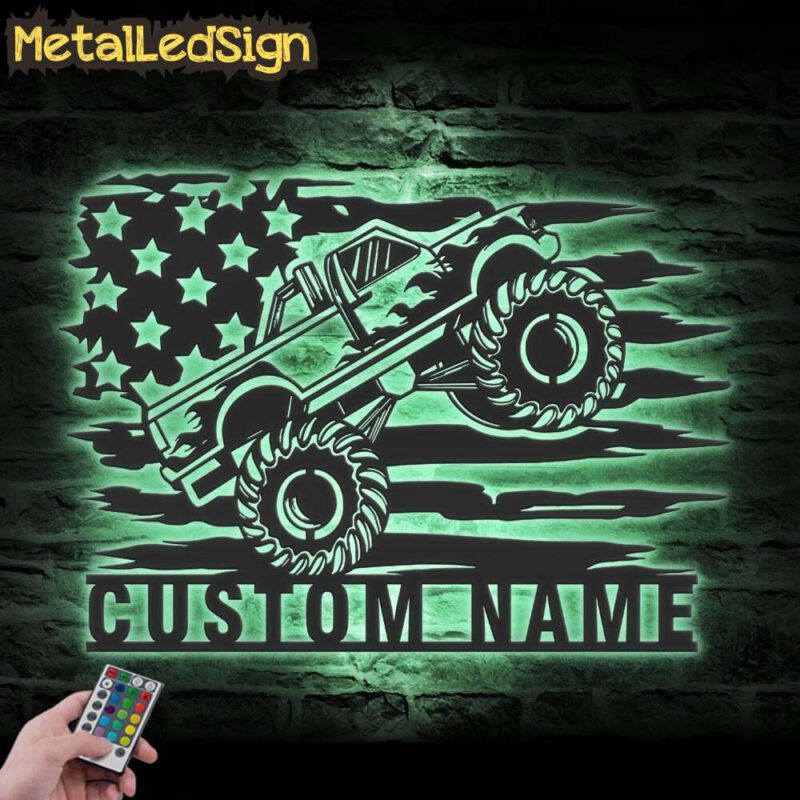 Custom-US-Monster-Truck-Driver-Metal-Wall-Art-LED-Light-7-2.jpg