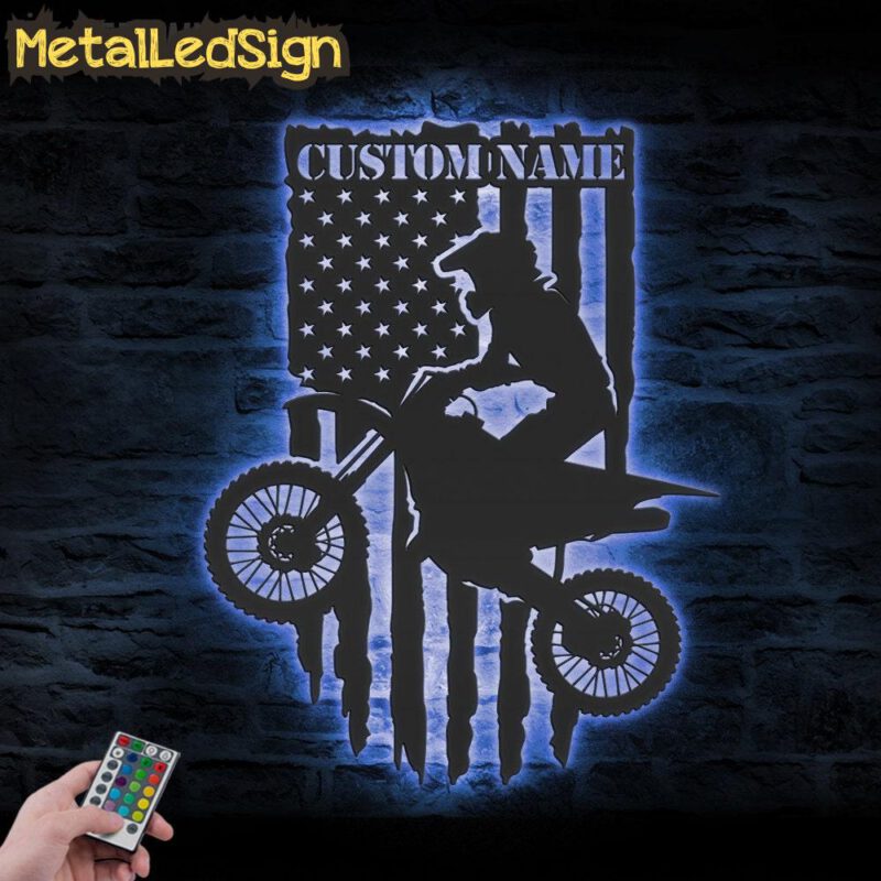 Custom-US-Motocross-Biker-Metal-Wall-Art-LED-Light-3.jpg