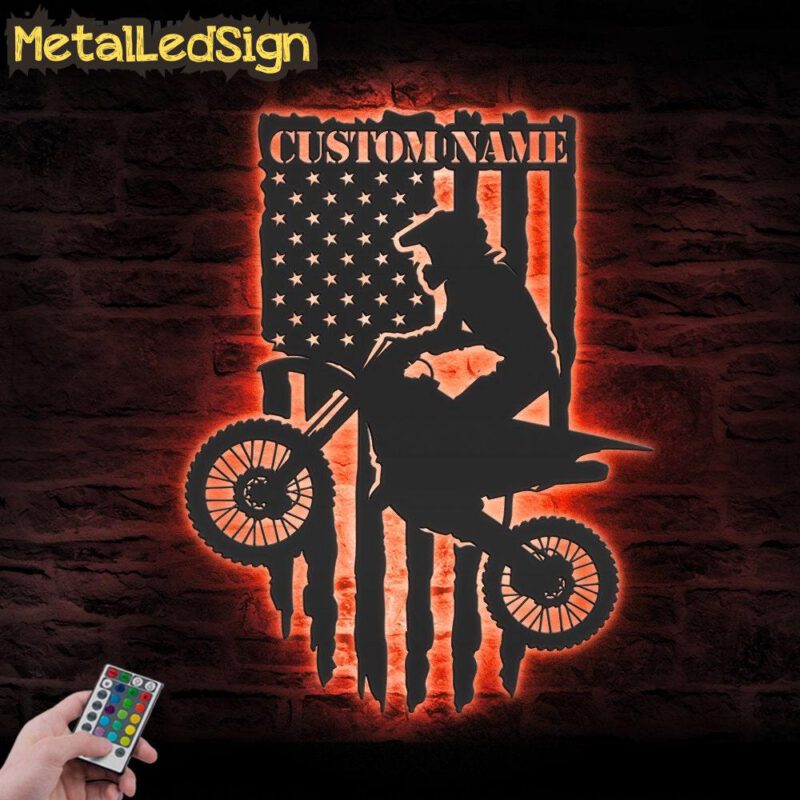 Custom-US-Motocross-Biker-Metal-Wall-Art-LED-Light-5.jpg