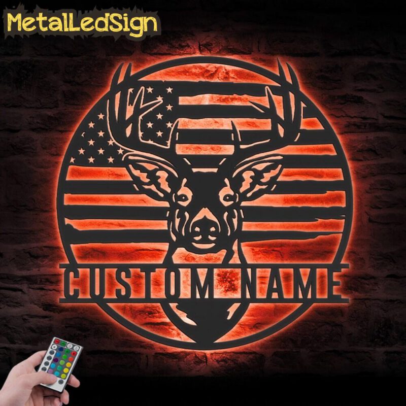 Custom-US-Patriotic-Deer-Hunting-Metal-Wall-Art-LED-Light-5.jpg