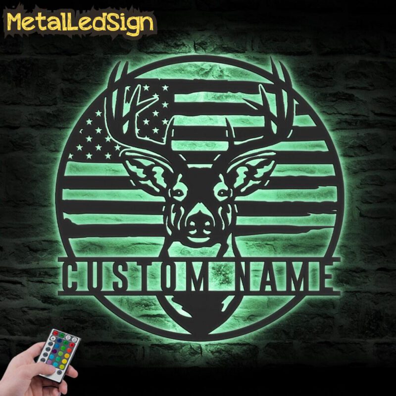 Custom-US-Patriotic-Deer-Hunting-Metal-Wall-Art-LED-Light-7.jpg