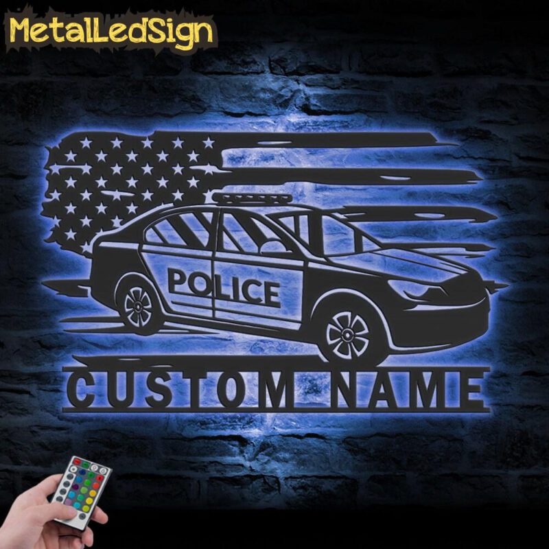 Custom-US-Police-Car-Driver-Metal-Wall-Art-LED-Light-3.jpg