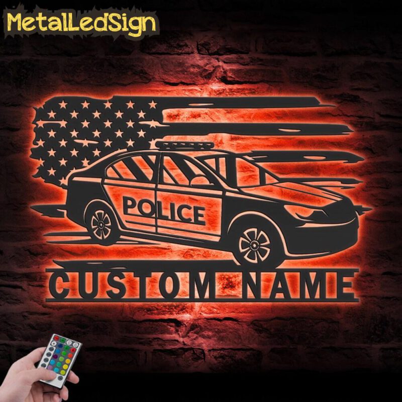 Custom-US-Police-Car-Driver-Metal-Wall-Art-LED-Light-5.jpg