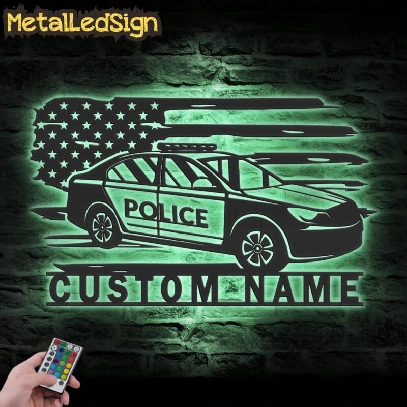 Custom-US-Police-Car-Driver-Metal-Wall-Art-LED-Light-7.jpg