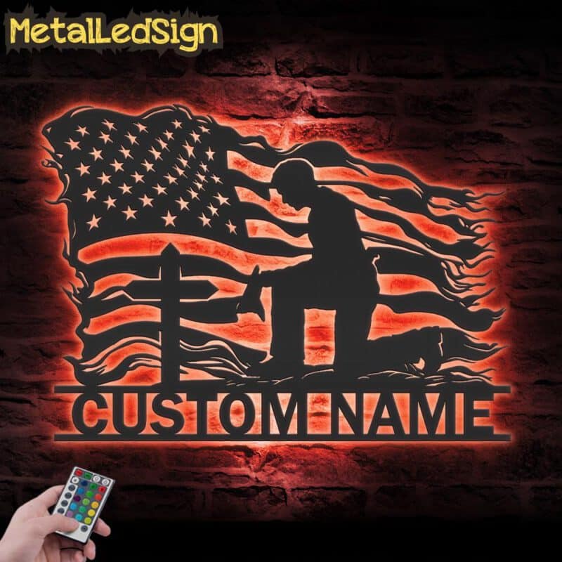 Custom-US-Police-Kneeling-Praying-Metal-Wall-Art-LED-Light-5.jpg