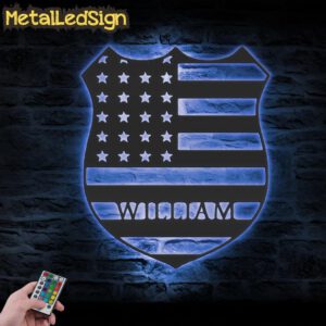 Custom-US-Police-Officer-Metal-Wall-Art-LED-Light-3.jpg