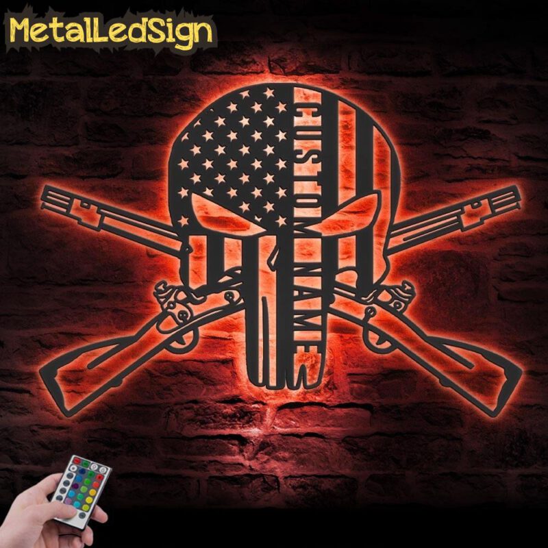 Custom-US-Punisher-Skull-Cross-Rifles-Metal-Wall-Art-LED-Light-5.jpg