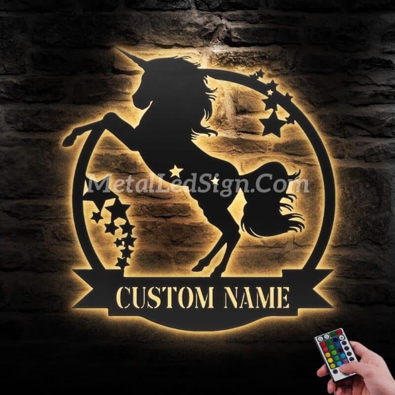 Custom-Unicorn-Metal-Wall-Art-Led-Light-Images-3