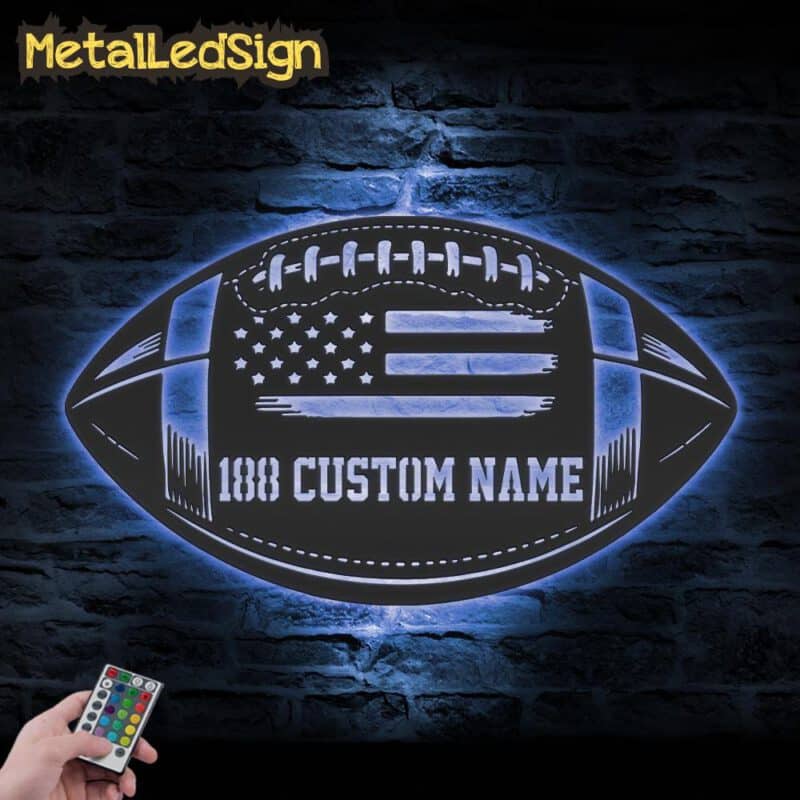 Custom-Us-American-Football-Metal-Wall-Art-Led-Light-3