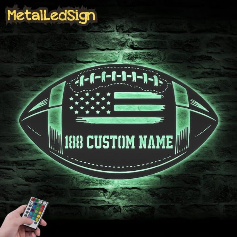 Custom-Us-American-Football-Metal-Wall-Art-Led-Light-5