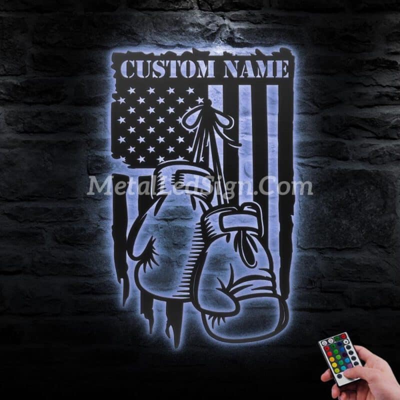 Custom-Us-Boxing-Gloves-Metal-Wall-Art-With-Led-Light-3-2