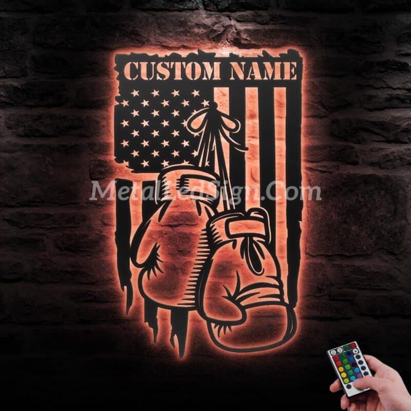 Custom-Us-Boxing-Gloves-Metal-Wall-Art-With-Led-Light-5-2