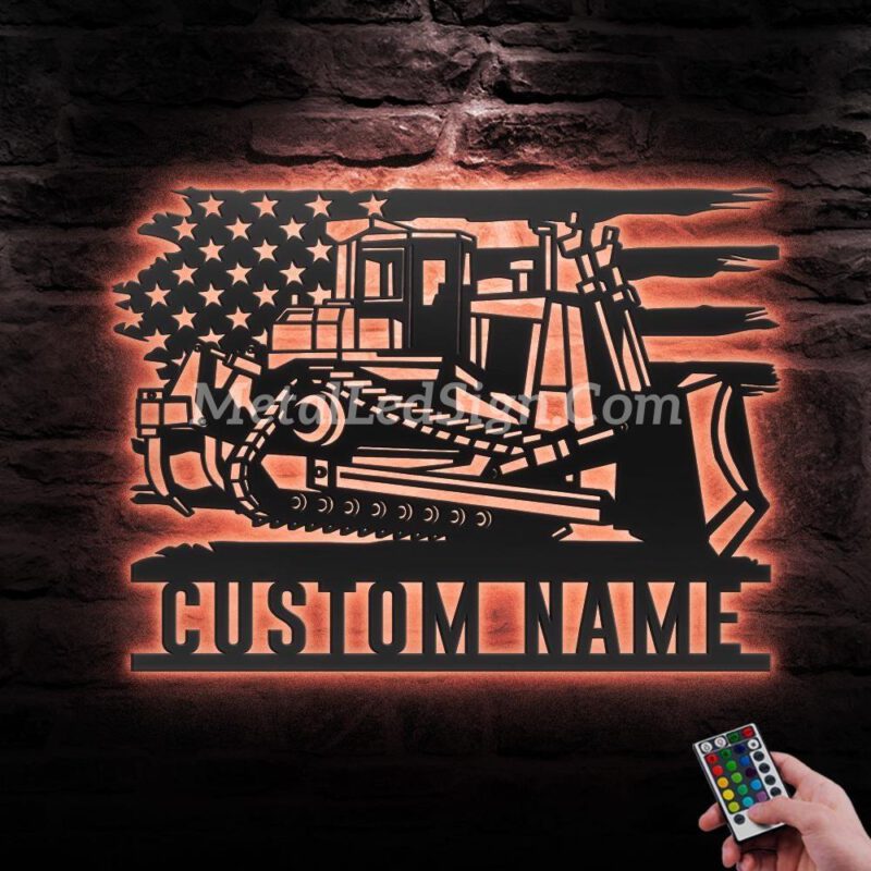 Custom-Us-Bulldozer-Driver-Metal-Wall-Art-Led-Light-5-3