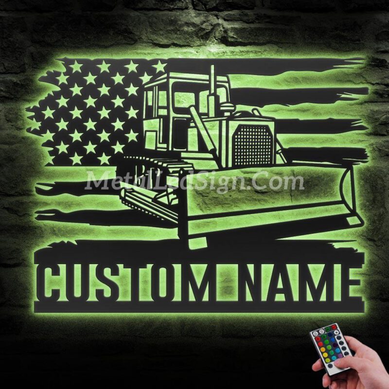 Custom-Us-Bulldozer-Driver-Metal-Wall-Art-Led-Light-6-2