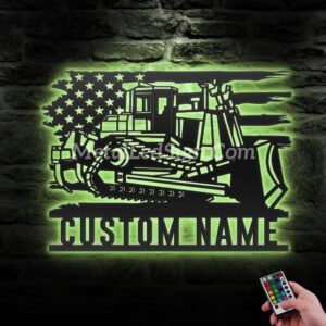 Custom-Us-Bulldozer-Driver-Metal-Wall-Art-Led-Light-6