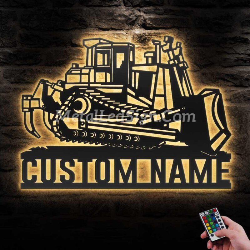 Custom-Us-Bulldozer-Driver-Metal-Wall-Art-Led-Light-Images-4