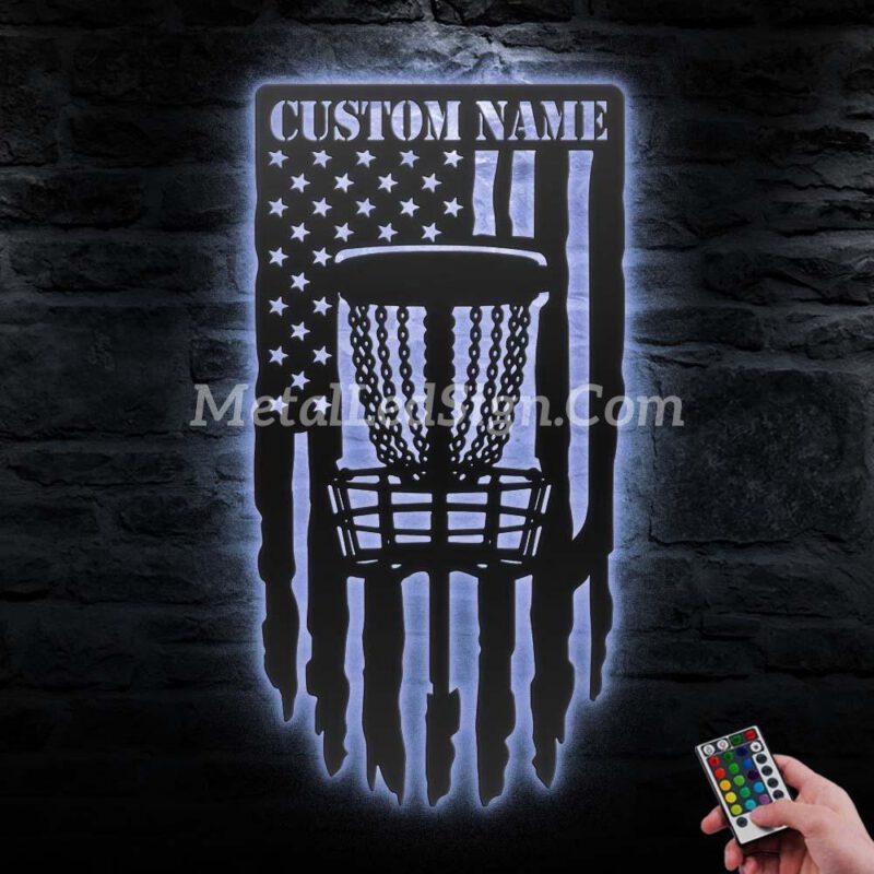 Custom-Us-Disc-Golf-Player-Metal-Wall-Art-Led-Light-3-1