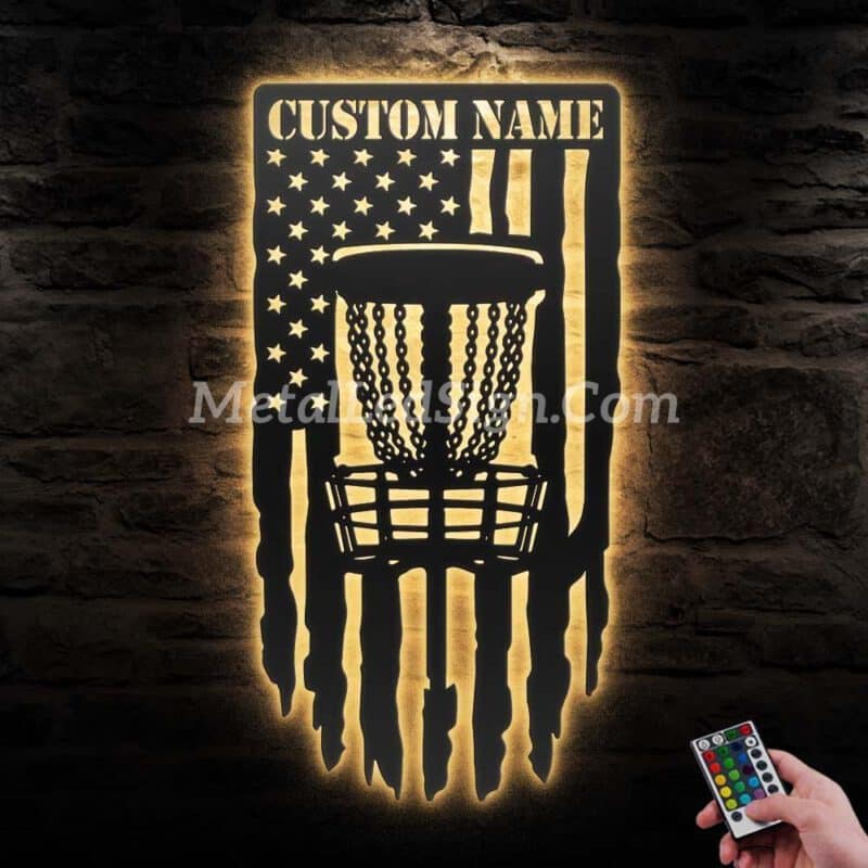 Custom-Us-Disc-Golf-Player-Metal-Wall-Art-Led-Light-Images-1